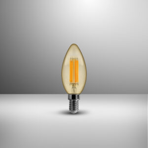 FOCO LED DE FILAMENTO C35 5W 2700K- TIPO VELA SOCKET E14 <b>146678</b>